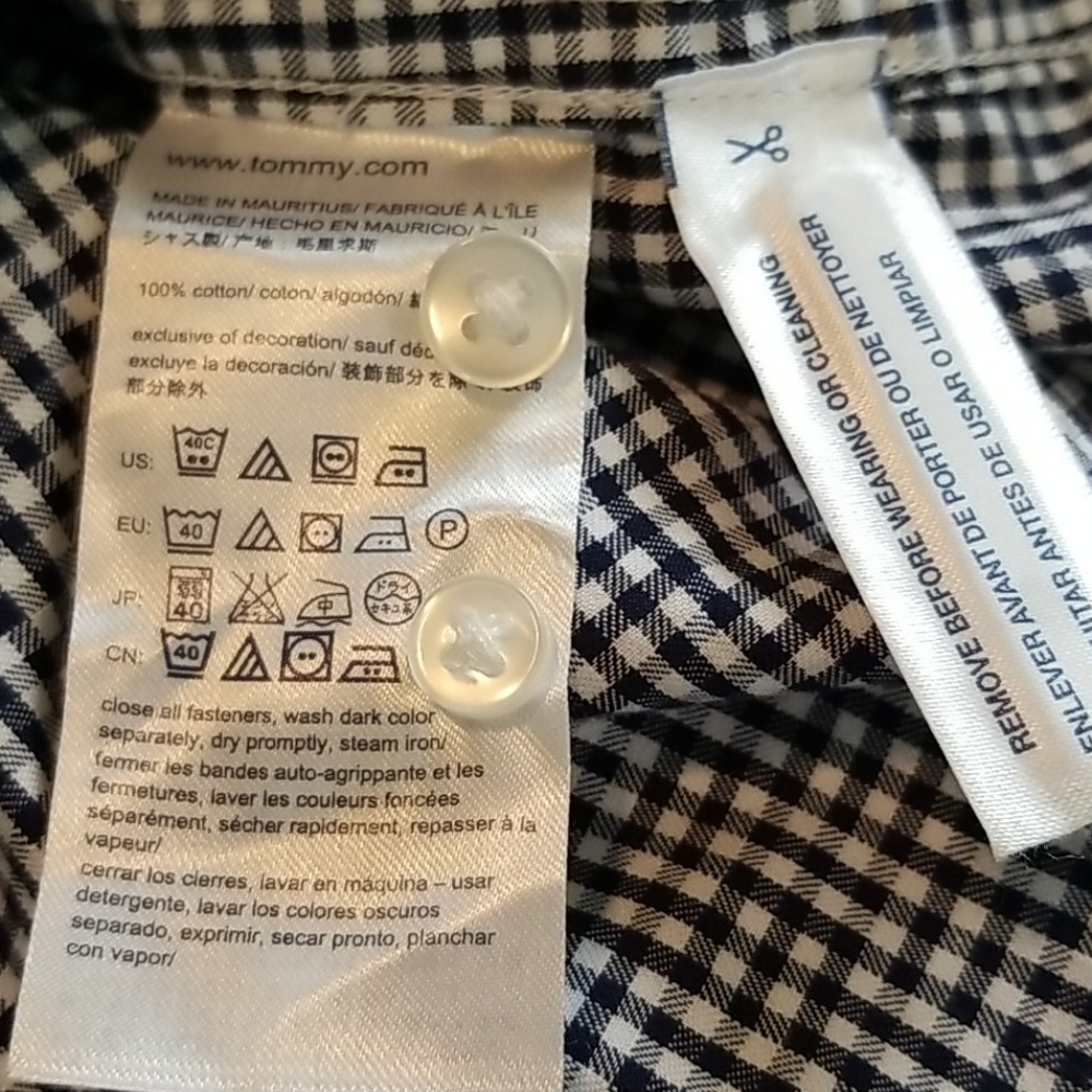 Tommy Hilfiger 2Ply Button Down Shirt Size XL - Picture 7 of 9